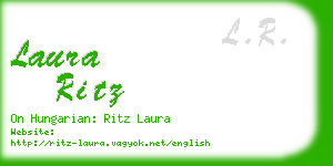 laura ritz business card